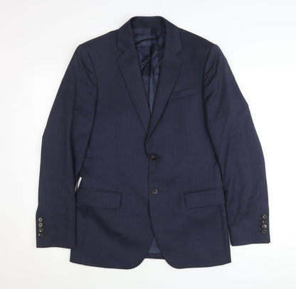 Mens UK Size 36 Reiss Regular Blue Suit Jacket