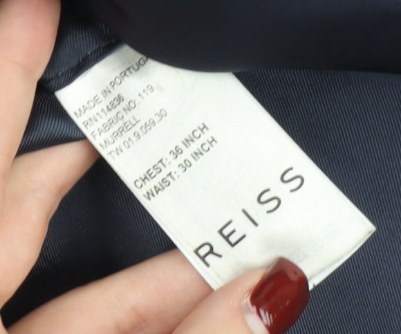 Mens UK Size 36 Reiss Regular Blue Suit Jacket