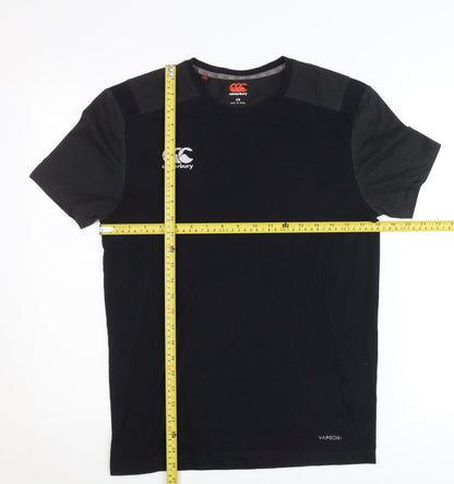 Canterbury Men’s Black XS Sports Crew Neck T-Shirt Vapodri