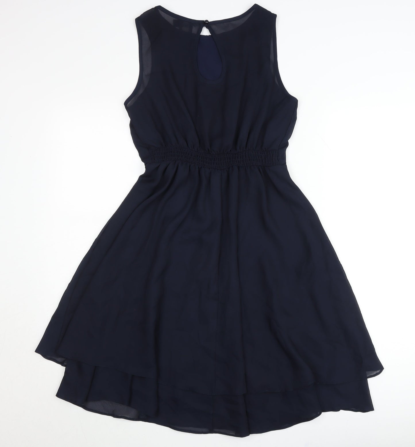 ASOS Women’s Blue A-Line Sleeveless Chiffon Dress UK 8