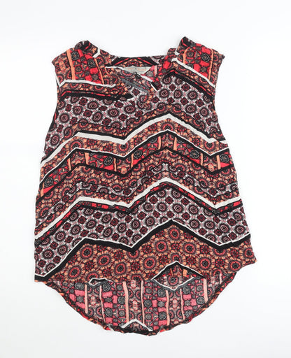 Dorothy Perkins Women’s Multicoloured Boho Sleeveless Tunic Blouse UK 12