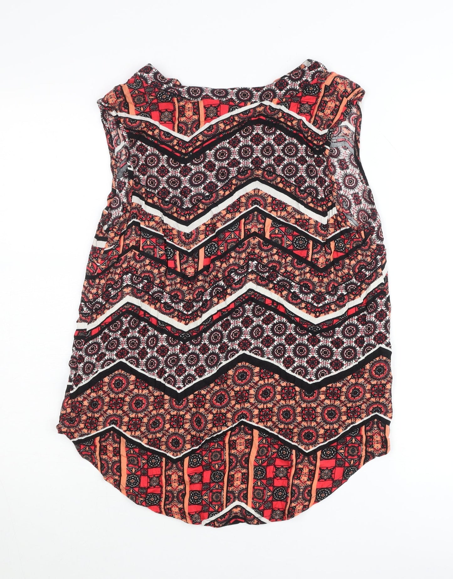 Dorothy Perkins Women’s Multicoloured Boho Sleeveless Tunic Blouse UK 12