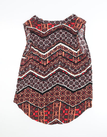 Dorothy Perkins Women’s Multicoloured Boho Sleeveless Tunic Blouse UK 12