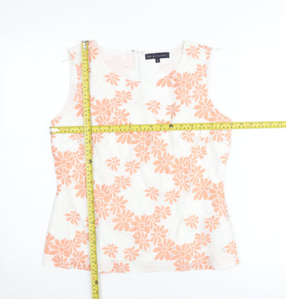 Marks and Spencer Women’s Multicoloured Floral Scoop Neck Sleeveless Petite Blouse Size 12