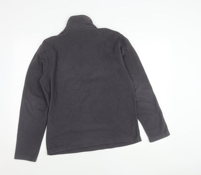 Regatta Unisex Adults Grey Fleece Sweatshirt Pullover L 1/2 Zip