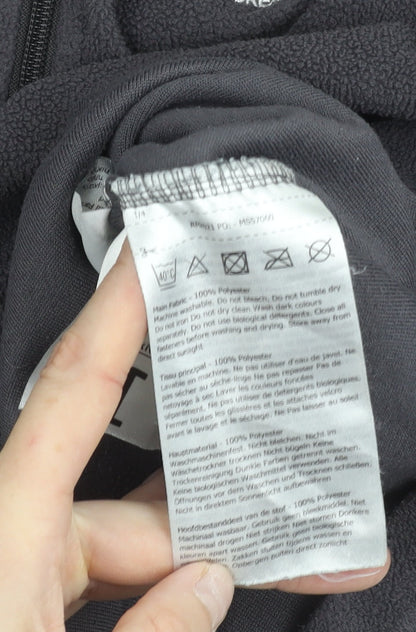 Regatta Unisex Adults Grey Fleece Sweatshirt Pullover L 1/2 Zip