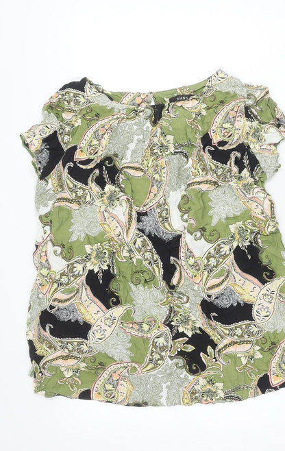 Evans Women’s Multicoloured Paisley Sleeveless Tunic Blouse UK 22