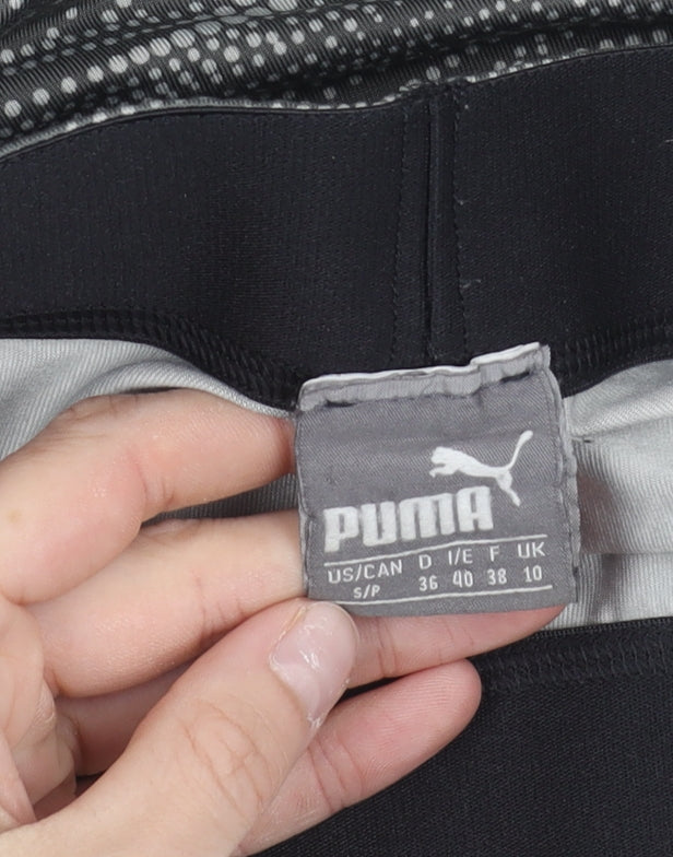 Puma Womens Grey Leggings Size 10 Slim Fit Yoga Gym Activewear