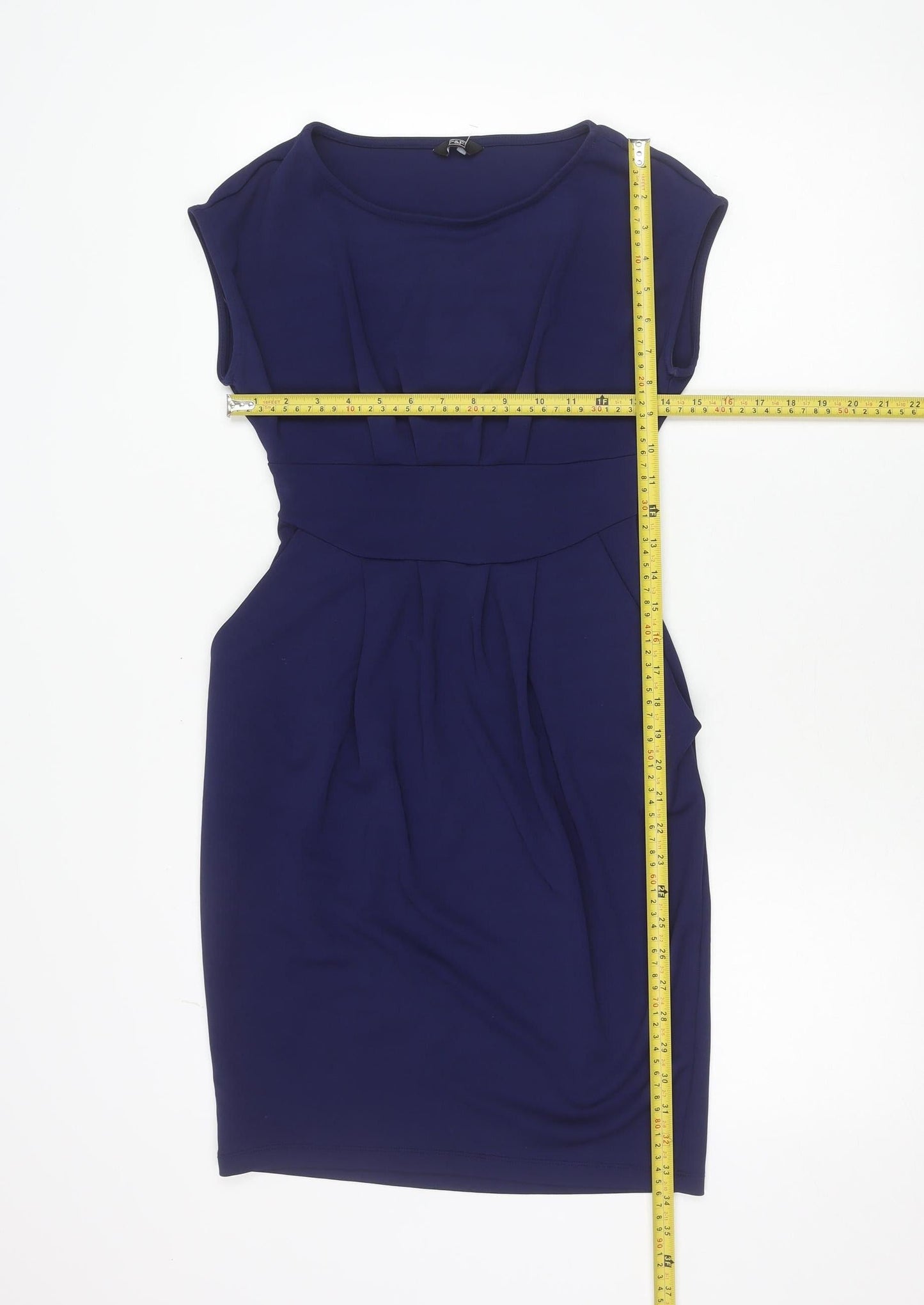 F&F Women’s Blue Size 10 Sheath Knee Length Dress