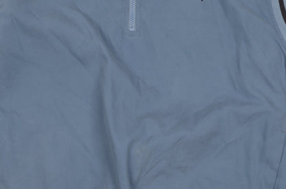 Marks and Spencer Men's Blue XL 44-46" Golf Waistcoat 1/4 Zip Polyester