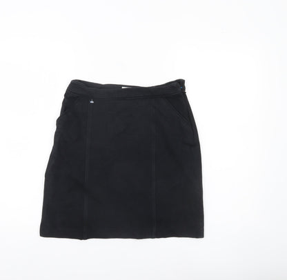 Boden Women Black Size 8 Pencil Skirt Cotton Blend Workwear