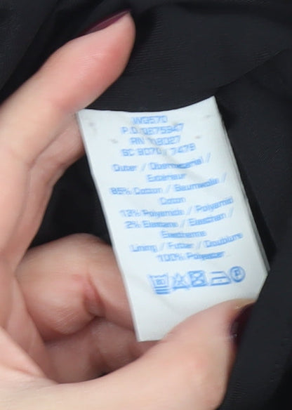 Boden Women Black Size 8 Pencil Skirt Cotton Blend Workwear