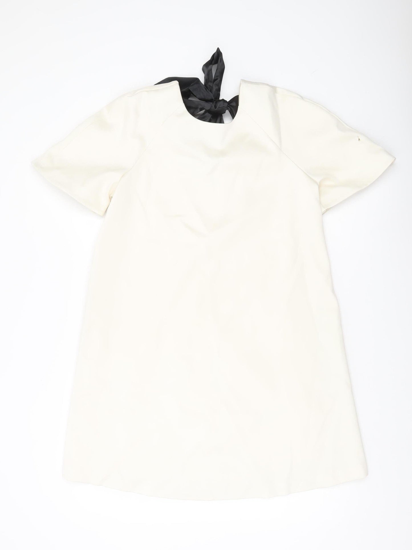 Marks and Spencer Women’s Ivory Size 8 Short Sleeve Shift Dress