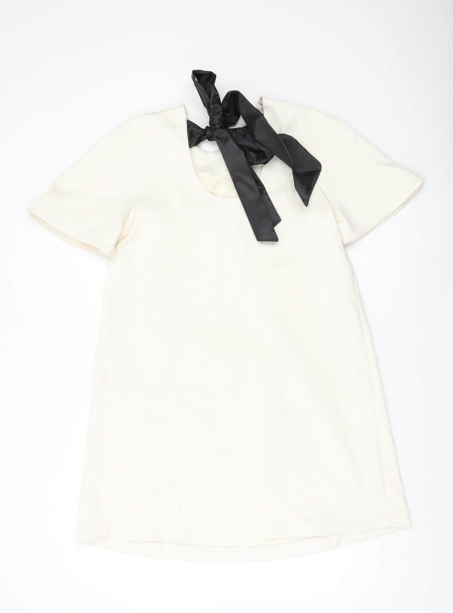 Marks and Spencer Women’s Ivory Size 8 Short Sleeve Shift Dress
