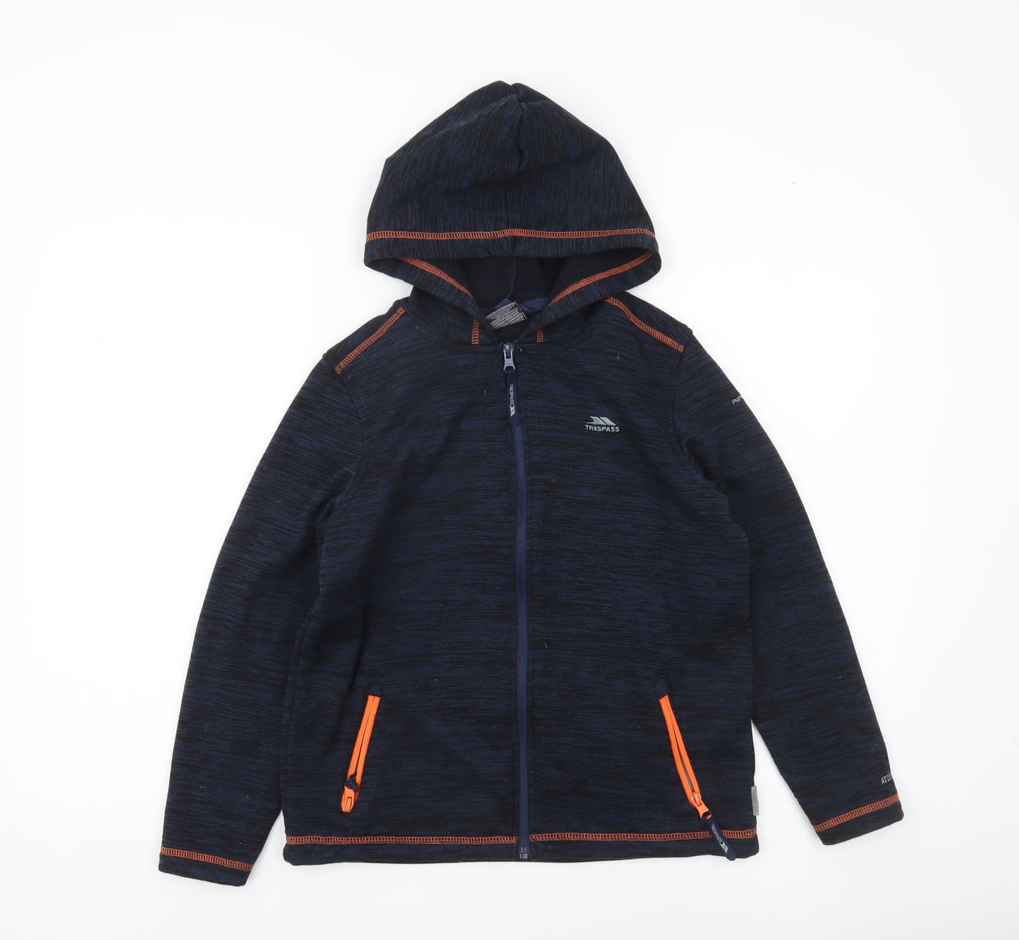 Trespass Boys Blue Full Zip Hooded Hoodie Fleece Jacket Age 11 Years 146cm