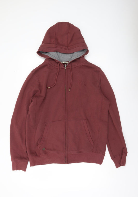 Tokyo Laundry Men's Red Full Zip Hoodie Size M Regular Fit