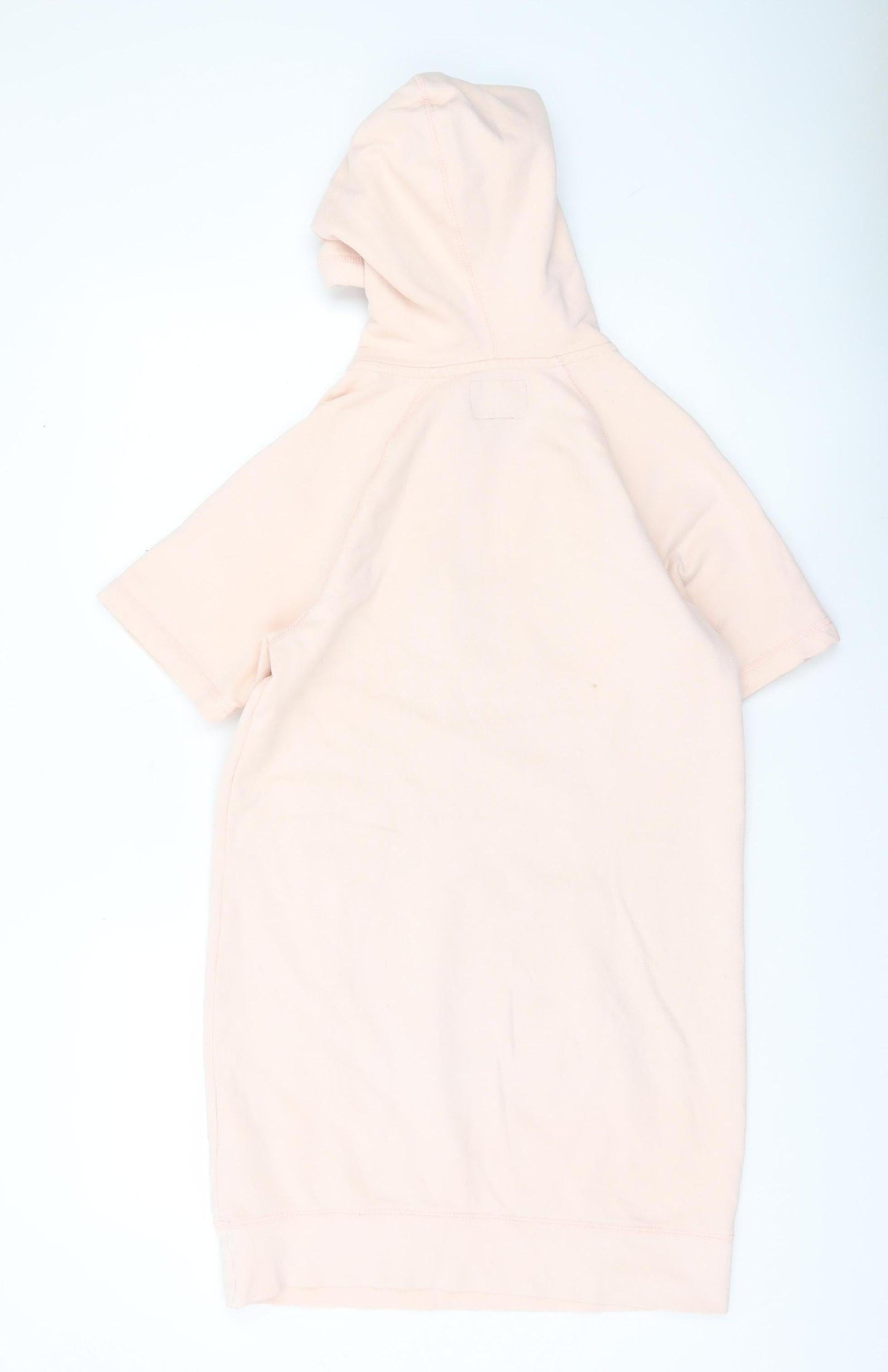 Roots Womens Pink S T-Shirt Hoodie Dress Casual Knee Length