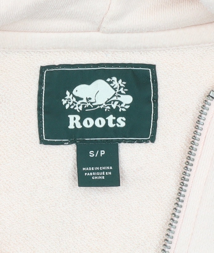 Roots Womens Pink S T-Shirt Hoodie Dress Casual Knee Length