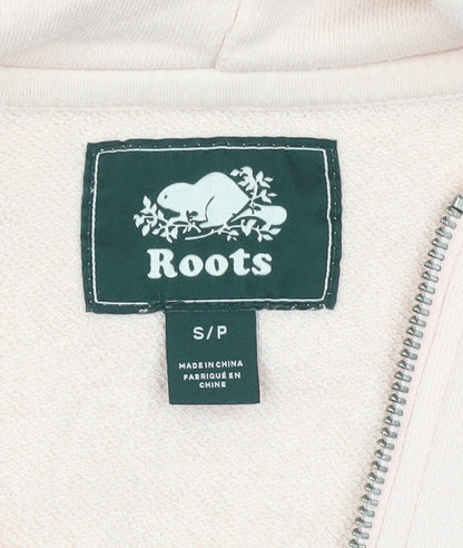 Roots Womens Pink S T-Shirt Hoodie Dress Casual Knee Length