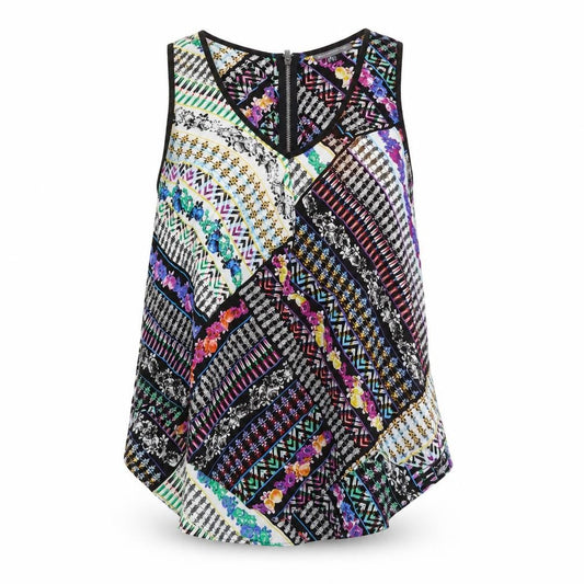 Warehouse Women’s Multicoloured Viscose Camisole Tank Top UK 8