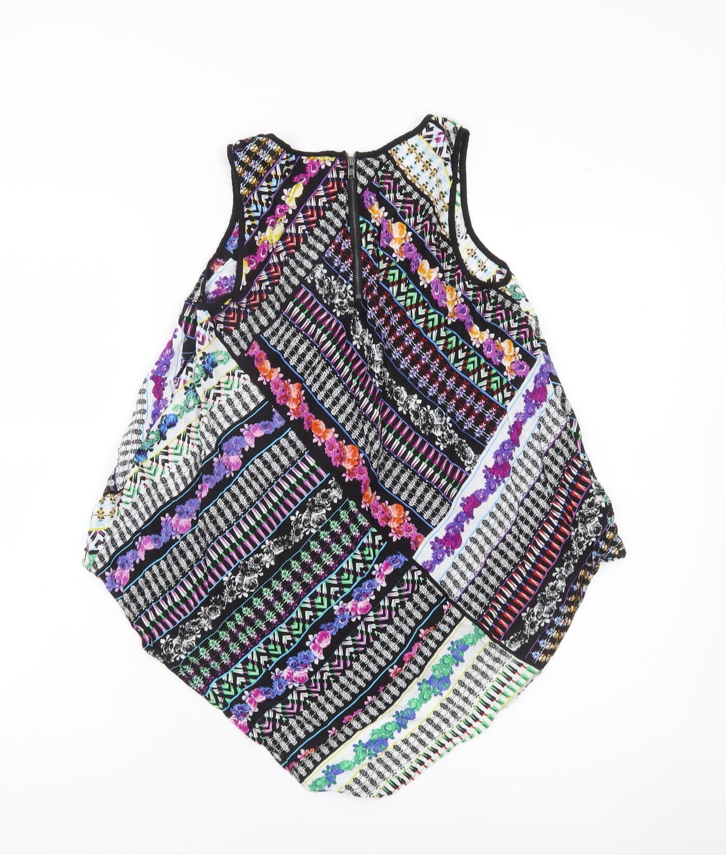 Warehouse Women’s Multicoloured Viscose Camisole Tank Top UK 8