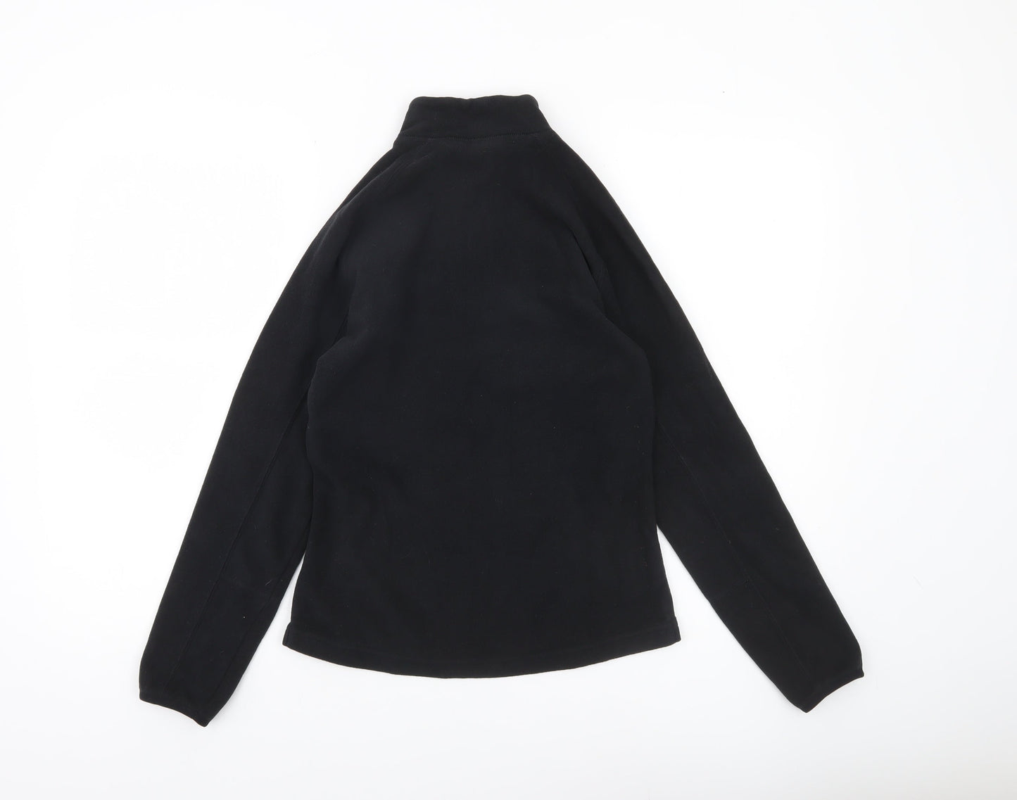 Decathlon Women’s Black Fleece Sweatshirt UK 12 Half Zip Long Sleeve