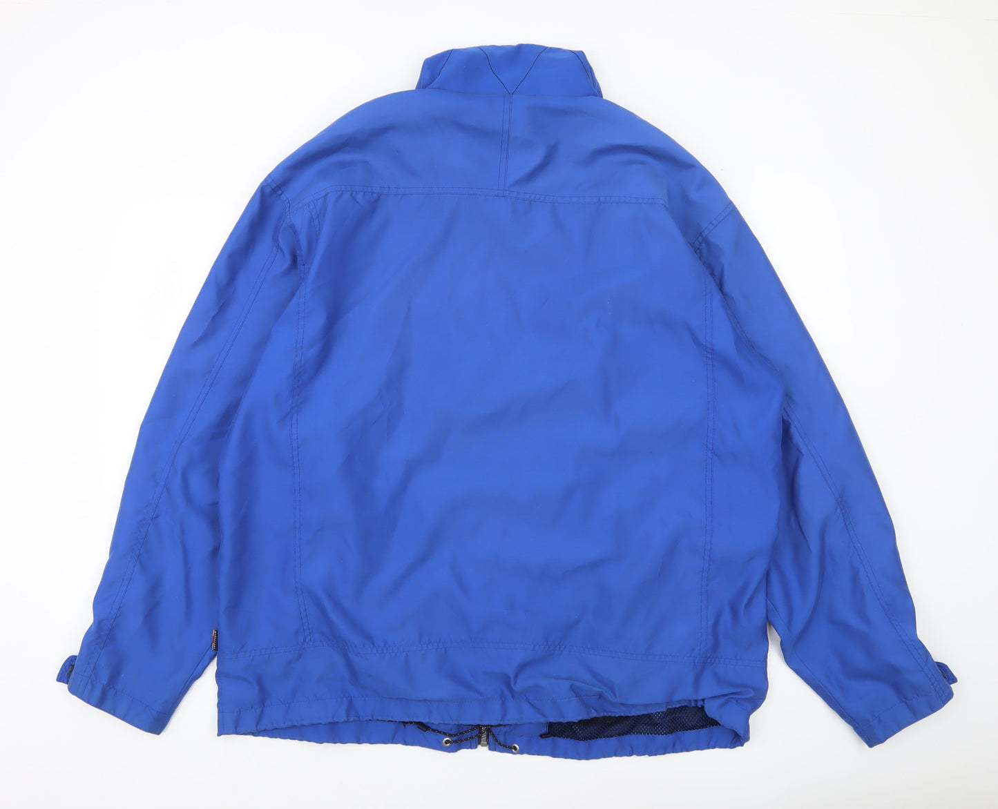 Lettfield Men’s Blue 2XL Polyester Full Zip Casual Jacket