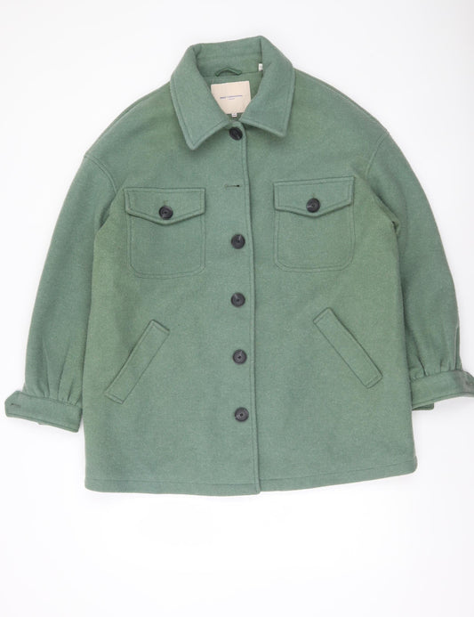 ONLY Carmakoma Women’s Green Plus Size 16 Button Jacket