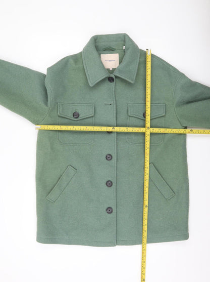 ONLY Carmakoma Women’s Green Plus Size 16 Button Jacket