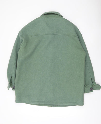 ONLY Carmakoma Women’s Green Plus Size 16 Button Jacket