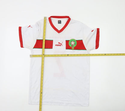 Puma Men's White Morocco Hakimi #2 Football Jersey XL