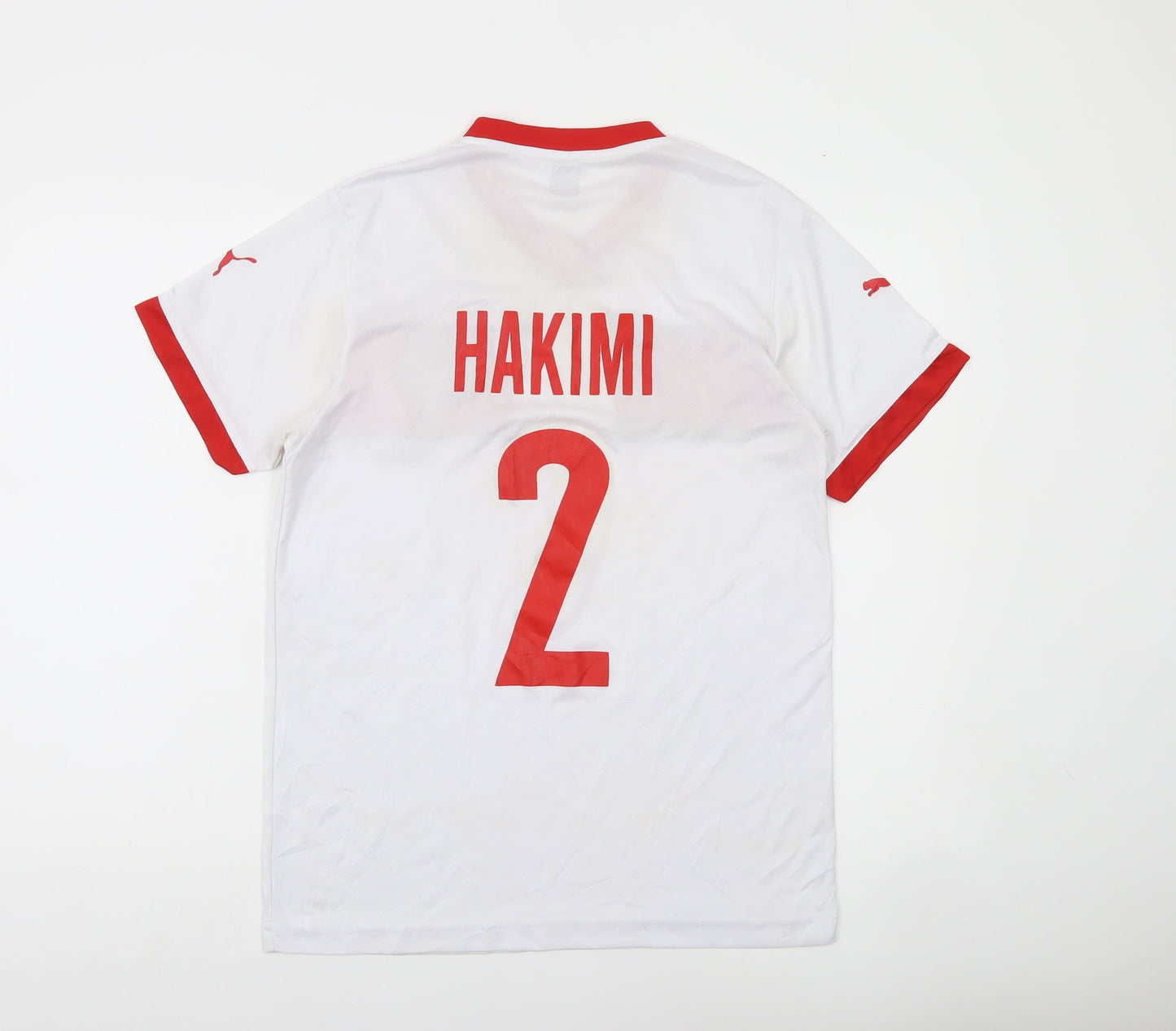 Puma Men's White Morocco Hakimi #2 Football Jersey XL