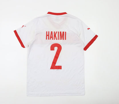Puma Men's White Morocco Hakimi #2 Football Jersey XL