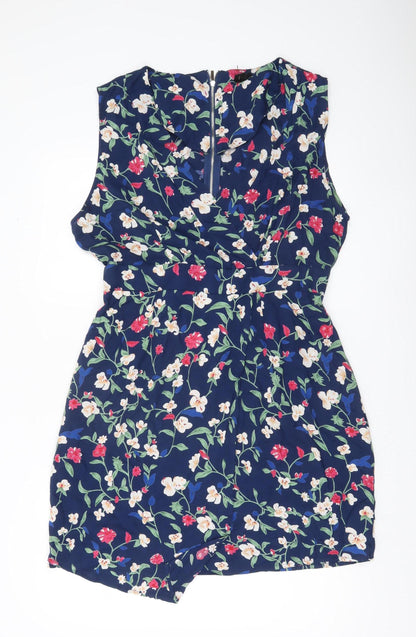 Izabel London Women’s Multicoloured Floral Shift Dress Size 18 Sleeveless Viscose
