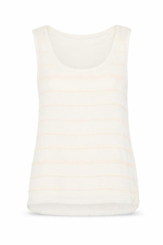 Banana Republic Women’s Ivory Tank Top Size S Sleeveless Scoop Neck