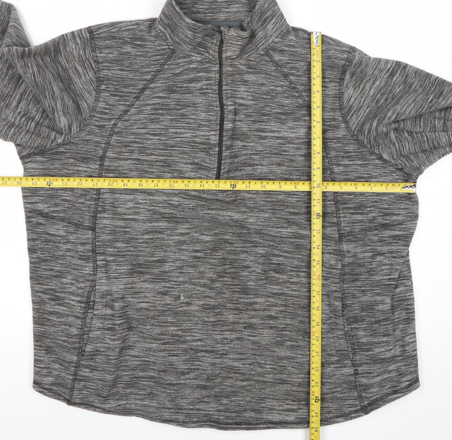 St John's Bay Womens Grey 2XL Pullover Sweatshirt Activewear
