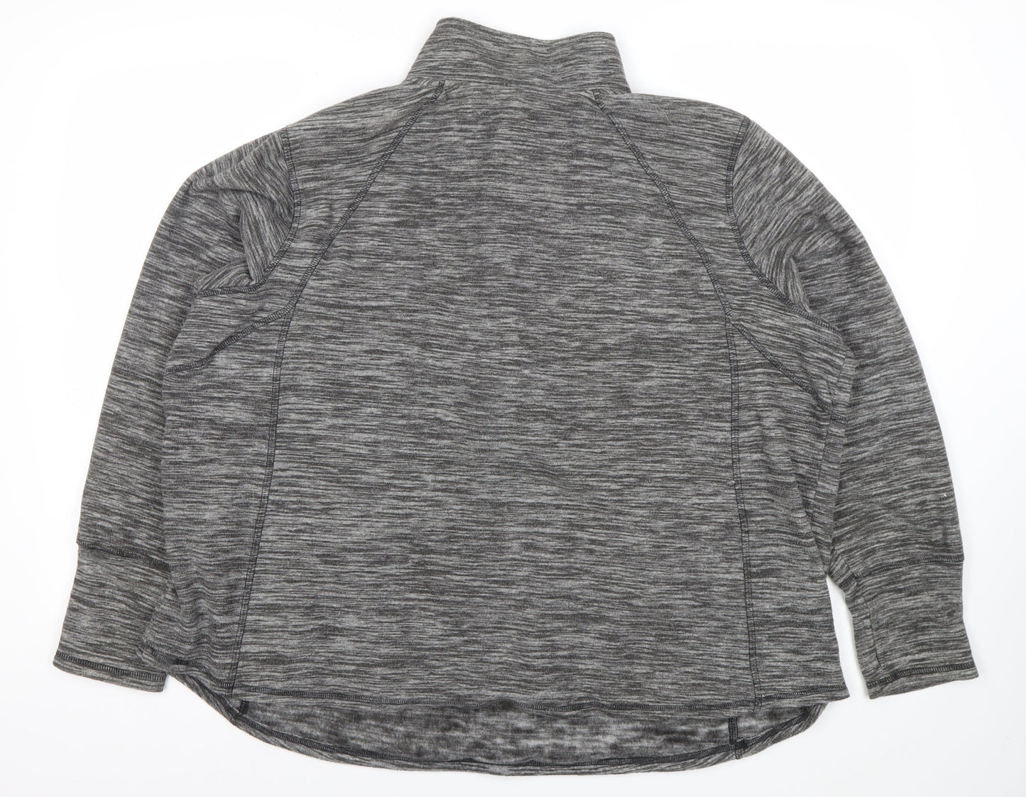 St John's Bay Womens Grey 2XL Pullover Sweatshirt Activewear
