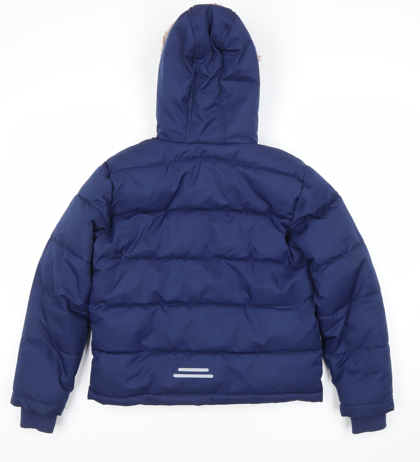 Y.F.K Boys Blue 9-10 Years Puffer Jacket Winter Hooded Coat