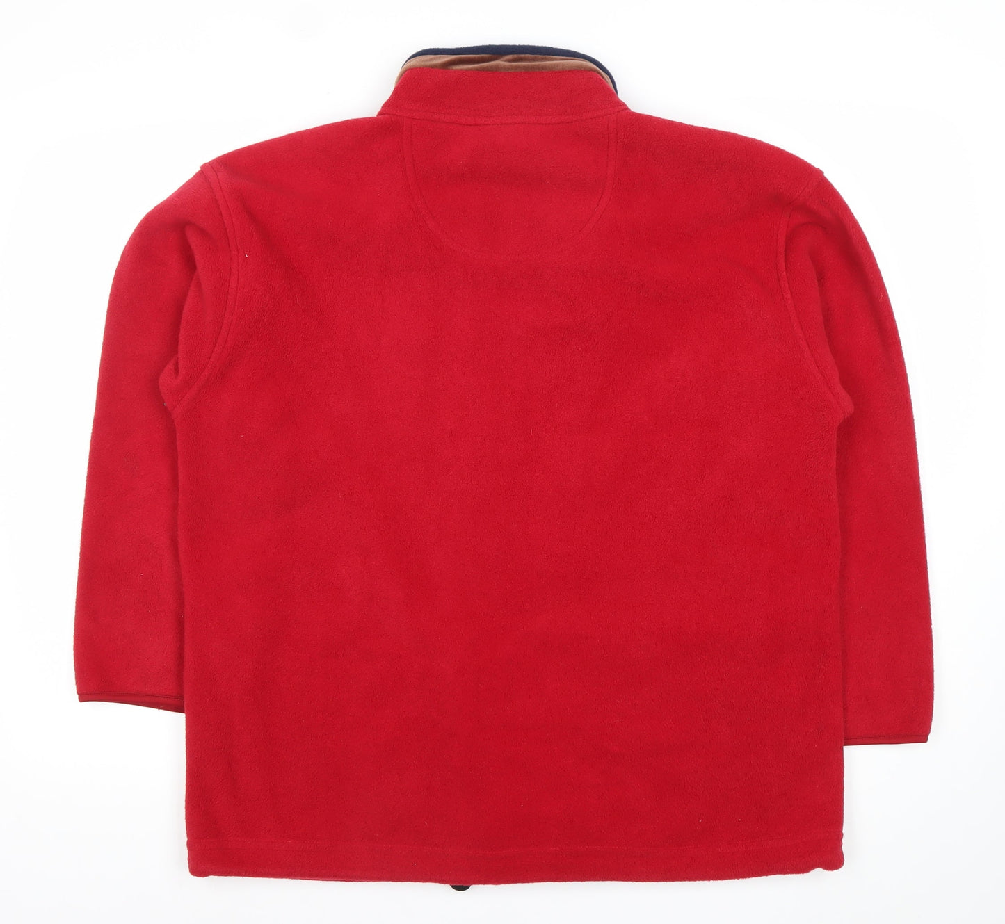 Hot Chilli Men Red Fleece Full Zip Jacket Size M Outdoor Hiking