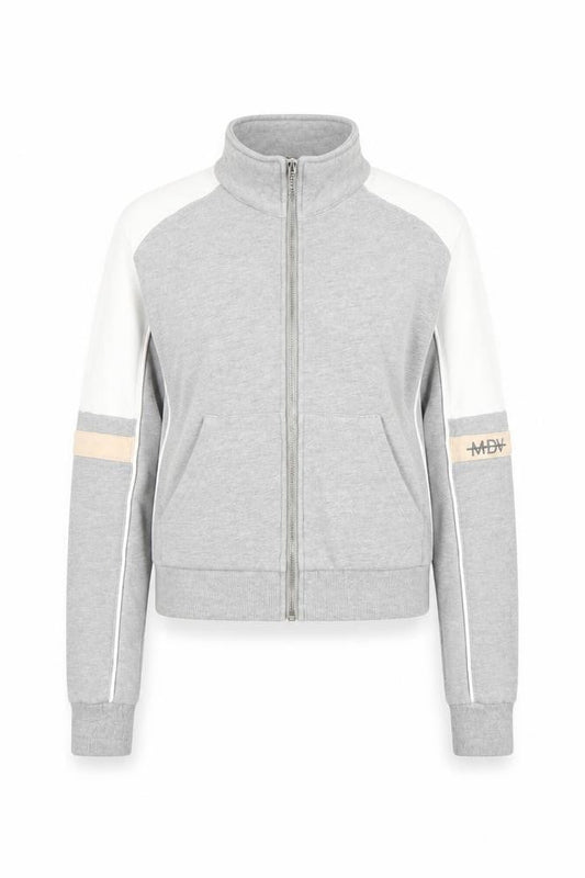 Manière De Voir Women’s Grey Full Zip Sweatshirt Size 10
