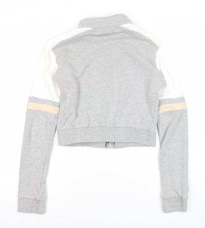 Manière De Voir Women’s Grey Full Zip Sweatshirt Size 10