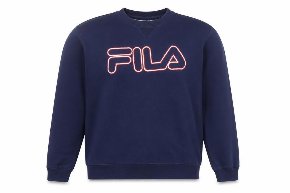 Womens UK Size M FILA Blue Pullover Sweatshirt