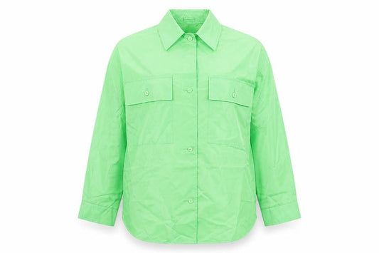 ASOS Design Womens Green Size 8 Basic Polyester Button Jacket