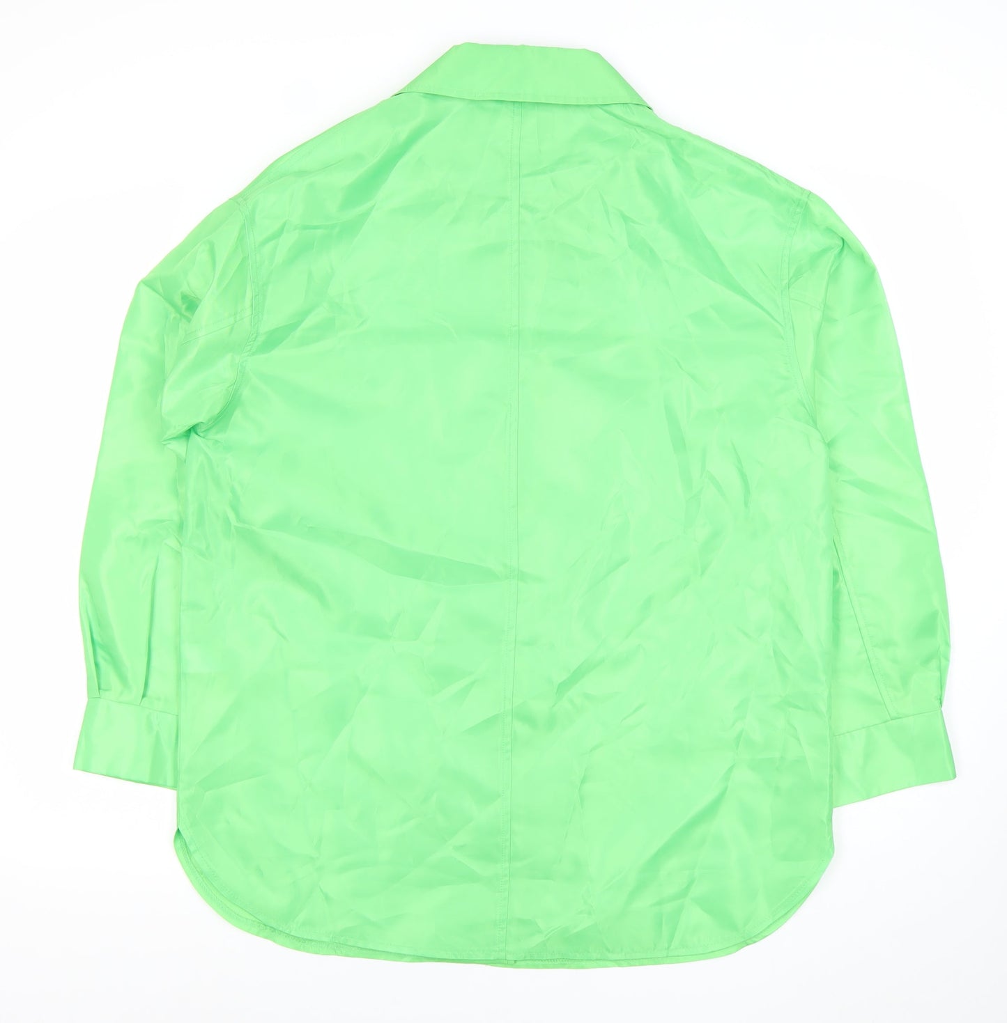 ASOS Design Womens Green Size 8 Basic Polyester Button Jacket