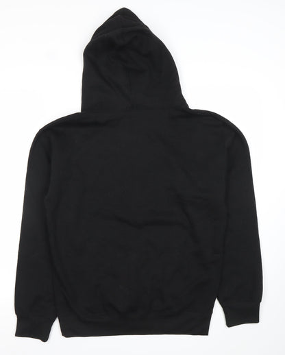 Club Classic Mens Black Pullover Hoodie S Jack Skellington Graphic Print
