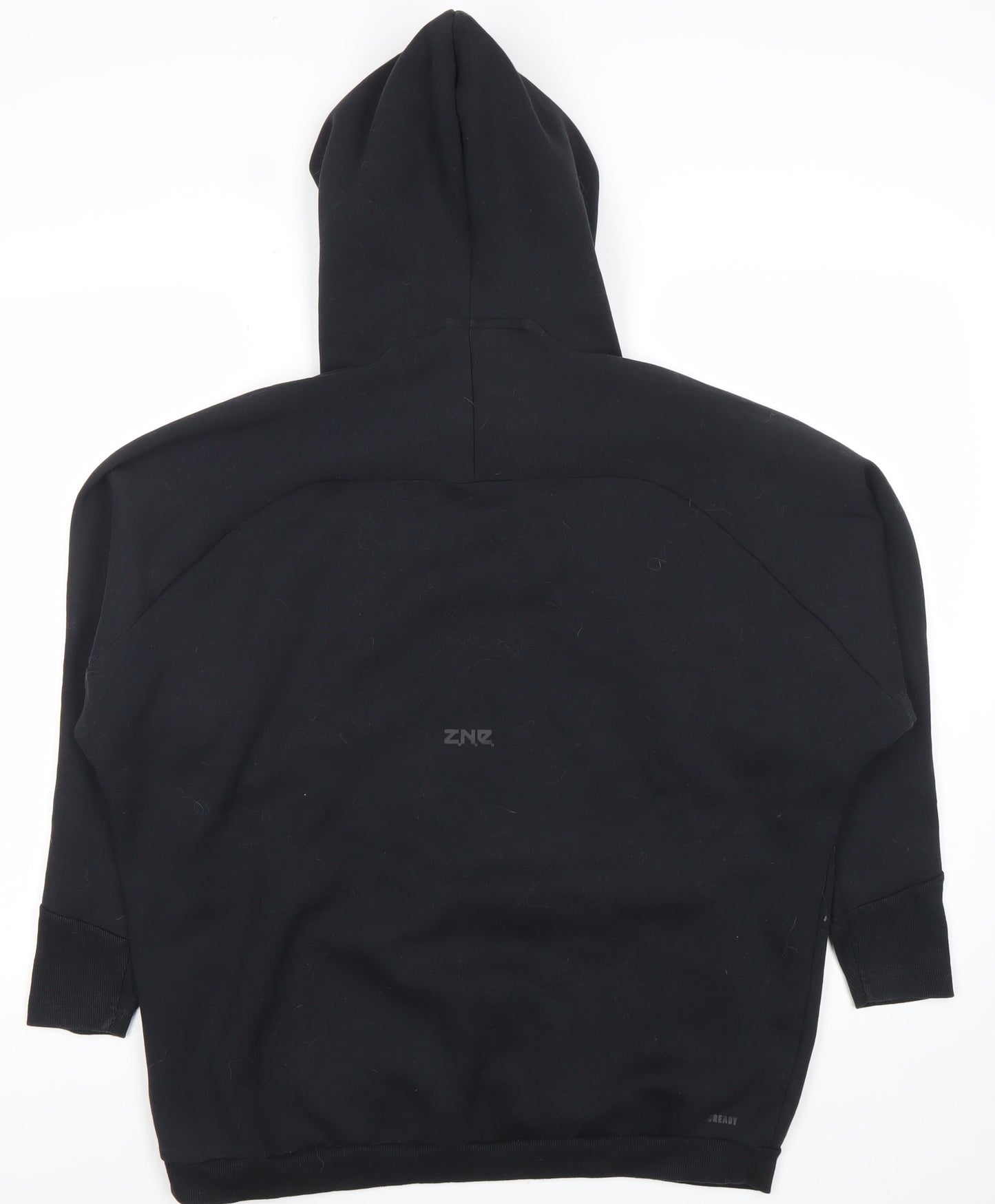 Adidas Womens Black Pullover Hoodie Size M 12-14 Sportswear