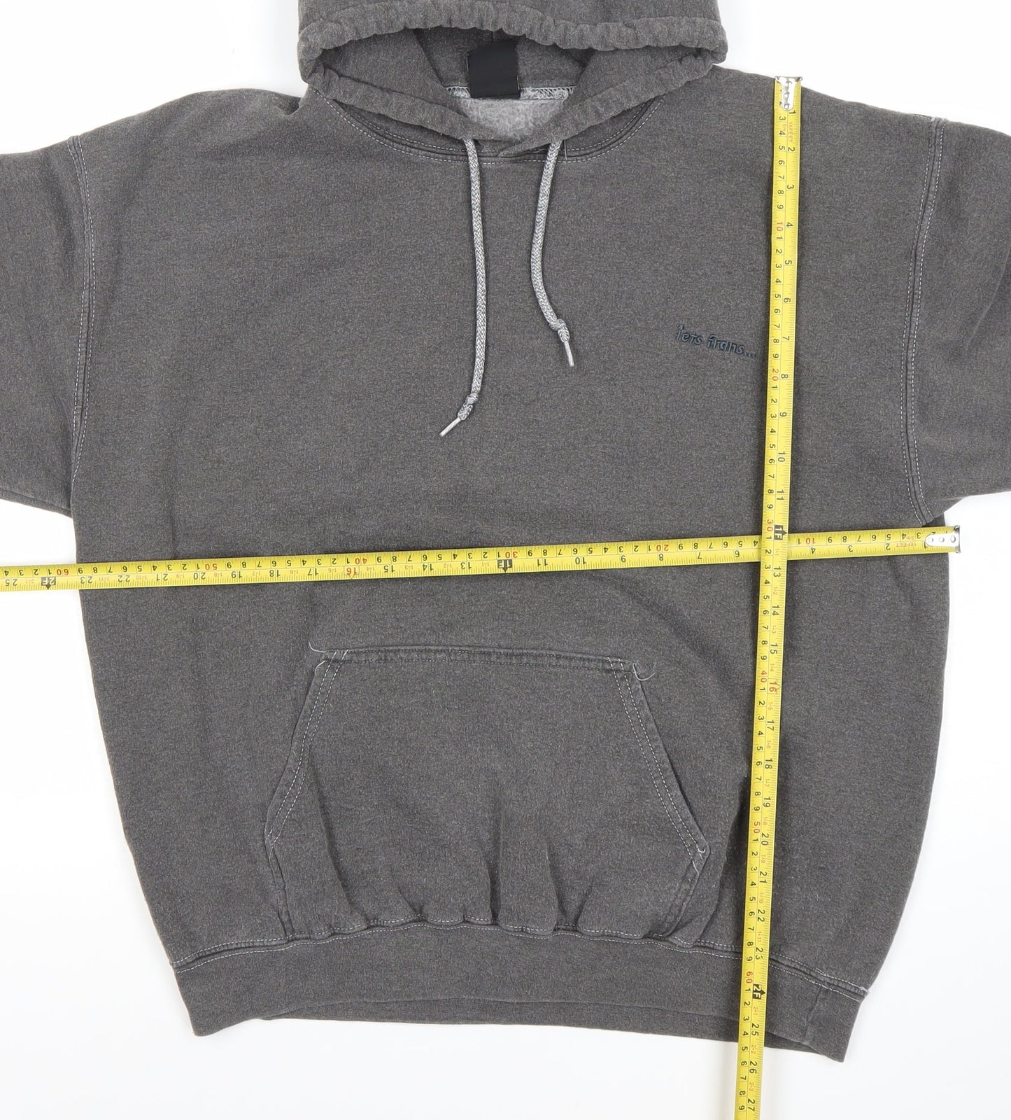 Its' Trans Mens Grey Pullover Hoodie L Hooded Sweatshirt