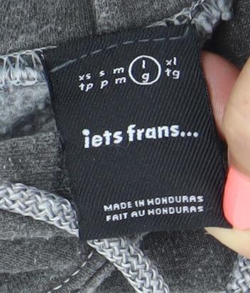 Its' Trans Mens Grey Pullover Hoodie L Hooded Sweatshirt