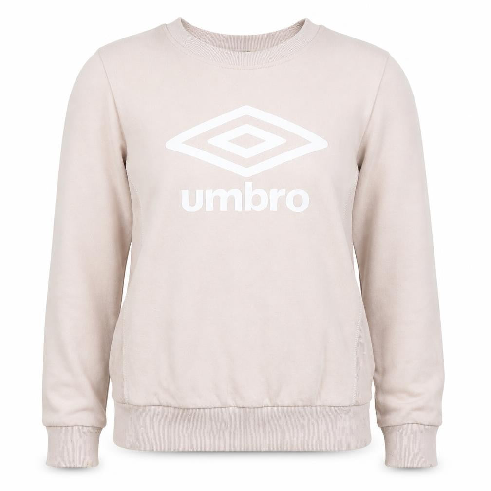 Womens UK Size M Umbro Beige Pullover Sweatshirt
