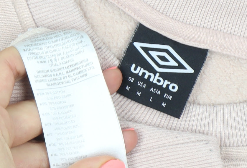 Womens UK Size M Umbro Beige Pullover Sweatshirt